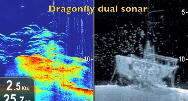VIDEO: Raymarine Dragonfly in action – Pittwater wreck